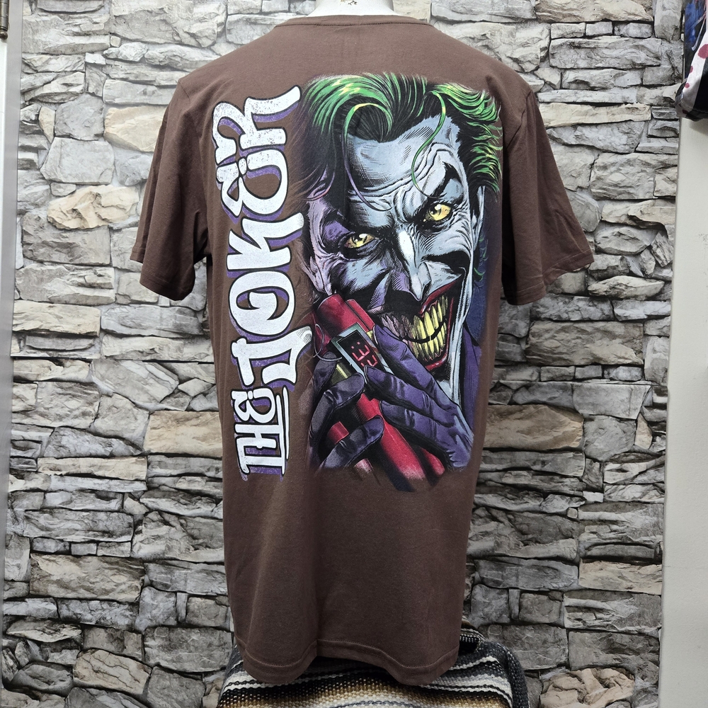 CVLA x BATMAN 2024 L BROWN JOKER GRAPHIC VILLIAN LARGE COMIC BACK PRINT